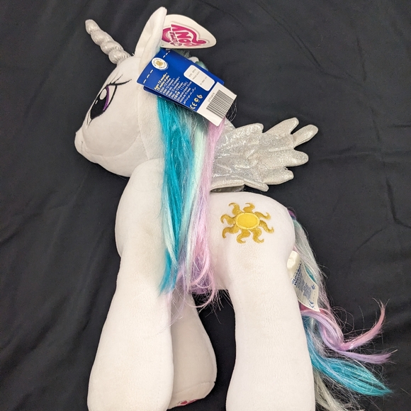 NWT Build A Bear My Little Pony Celestia 16" Stuffed Animal Unicorn Pegasus - Picture 2 of 16